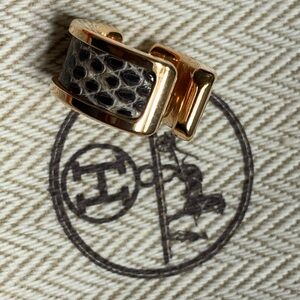 Hermes Lizard Olympe Ear Cuff